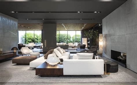 Minotti Company Showroom Roger Seating System By Rodolfo Dordoni Belt