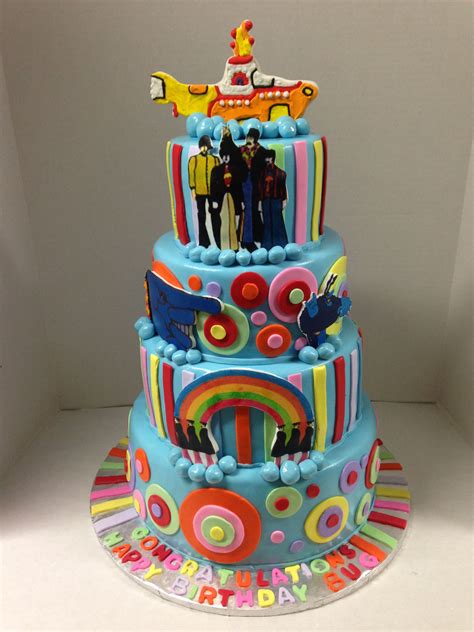 Beatles Themed Cake Beatles Cake Themed Cakes Custom Cakes