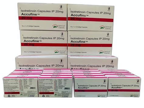 Finished Product Mg Isotretinoin Capsules Ip Packaging Type Box At