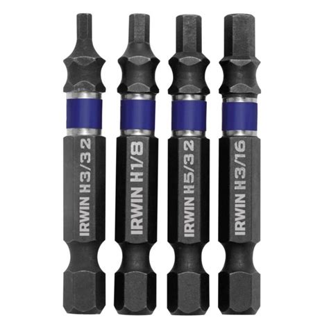 Irwin 4 Piece Impact Driver Bit Set In The Impact Driver Bits