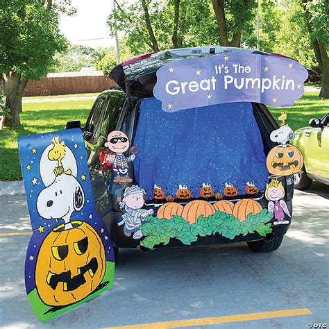 Deluxe Peanuts Its The Great Pumpkin Trunk Or Treat Decorating Kit