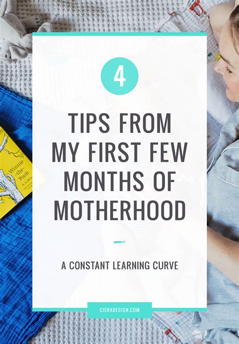 4 Tips From My First Few Months of Motherhood | Ciera Design Studio
