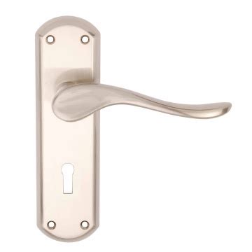 Sigma Lock Door Handles Satin Nickel Premier Selco