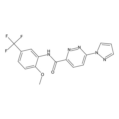 Buy N 2 Methoxy 5 Trifluoromethyl Phenyl 6 1H Pyrazol 1 Yl