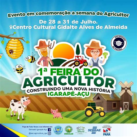 Convite para a 1 Feira do Agricultor Prefeitura Municipal de Igarapé