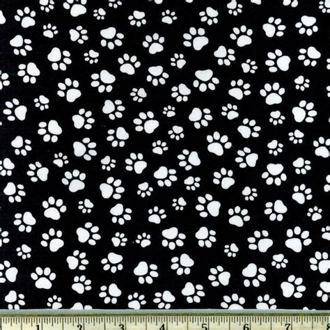 Fat Quarter Paw Print Timeless Treasures Fabric Paw C1846 Etsy