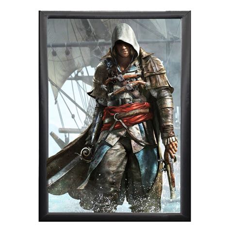 Quadro Decorativo A3 Assassins Creed Game Jogo Gamer Elo7