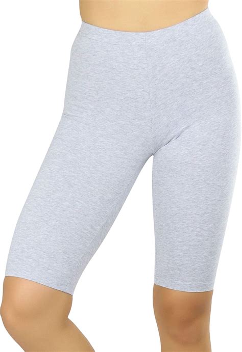 Tobeinstyle Women S Cotton Spandex Blend 21 Outseam Shorts At Amazon Women’s Clothing Store