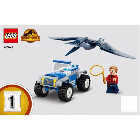 LEGO Pteranodon Chase Set 76943 Instructions Mylostbrick