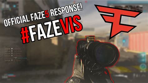 My Official Faze5 Response Fazevis Youtube