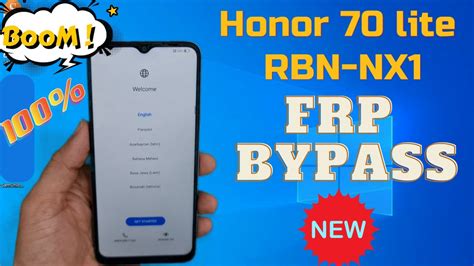 Honor 70 Lite RBN NX1 FRP Bypass Just One Click All Huawei Frp