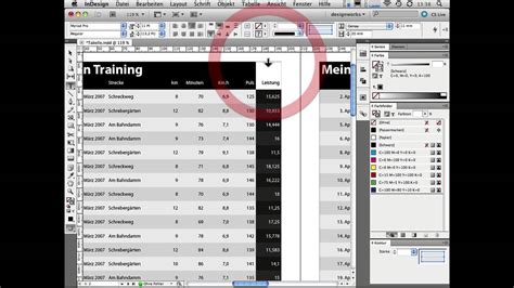 Indesign Tabellen Mit Wechselnde Zeilenfarben Youtube