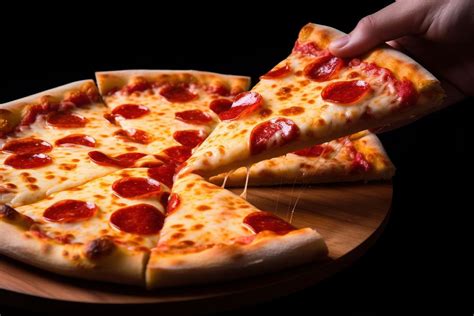 Pizza cheese slice food. AI | Free Photo - rawpixel