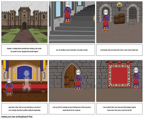 macbeth see banquo's ghost Storyboard by cb14a4f4