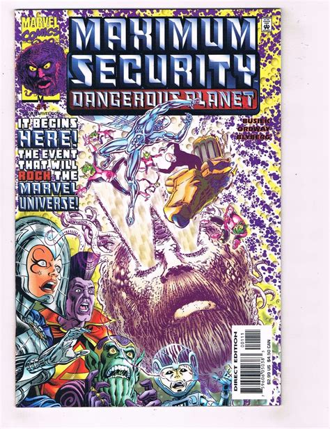 Maximum Security Marvel Comic Books Dangerous Planet