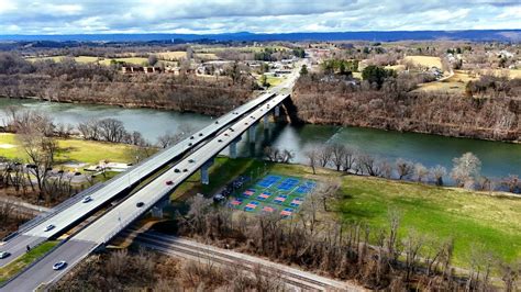 Aerial Drone Views Of Radford Va In Late Winter 4k Home Of Radford University Youtube