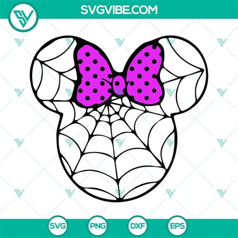 Mickey Minnie Halloween Svg Files Bundle Mouse Head Halloween Svg File