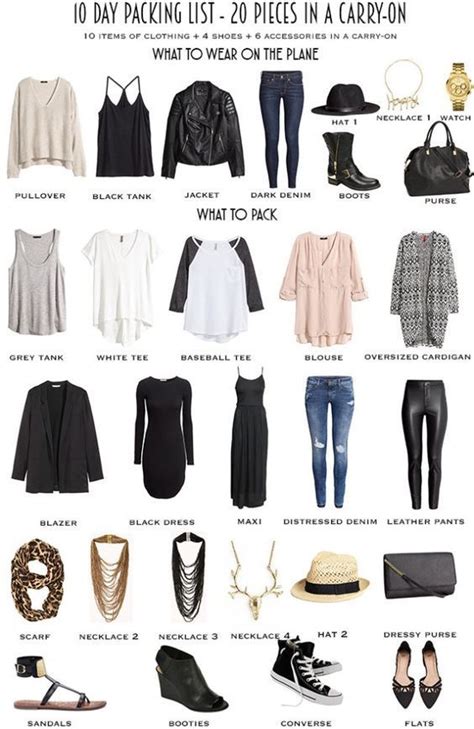 Packing List For Europe Amazing Outfits In Just One Carry On