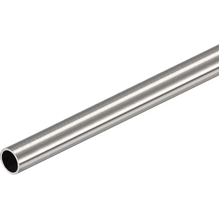 sourcing map 304 Inox Acier Rond Tube 12mm Diamètre Externe 1mm Paroi