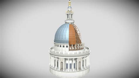 St. Paul's Cathedral Dome - London - Download Free 3D model by Myles ...