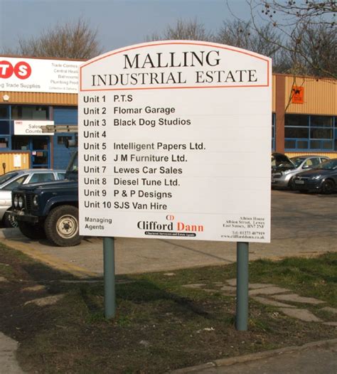 Easy Change Industrial Estate Entrance Signs And Directories