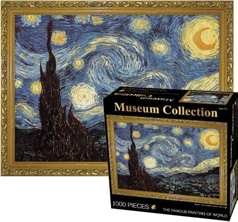 Medoyoh Puzzle Pezzi Per Adulti Notte Stellata Di Van Gogh