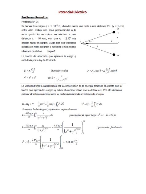 Pdf Ejercicios Resueltos De Potencial Capacitores Y Corriente