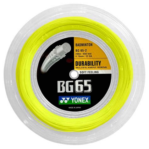 Yonex Bg M Coil Badminton String Ezbox Sports