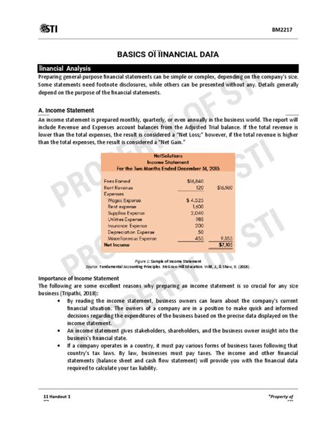 Understanding The Fundamentals Of Financial Statements An In Depth