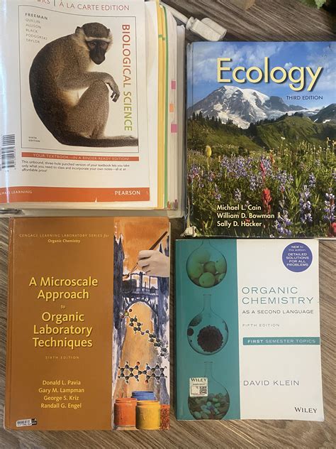 Selling these textbooks! Bottom right really helped me understand O