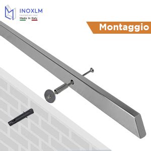 Inoxlm Corrimano Rettangolare X Mm In Acciaio Inox Aisi Con