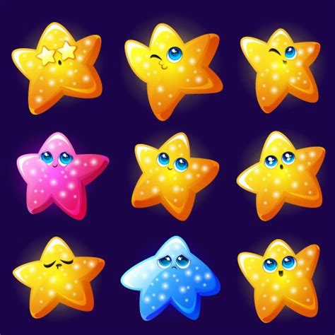 Star Emoticons Vector Images Over 13000