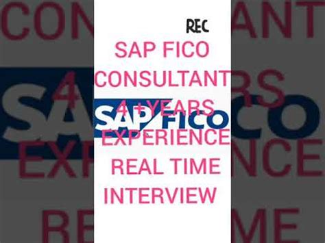 Sap Fico Consultant Infosys Real Time Interview Youtube