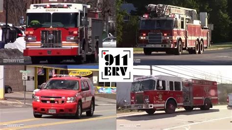 Fire Trucks Responding Compilation 8 Youtube