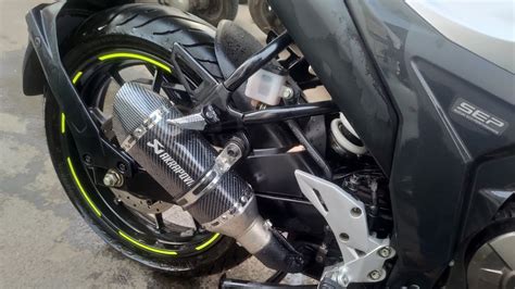 Full System Exhaust Installation On Suzuki Gixxer 250SF Vs Akrapovic