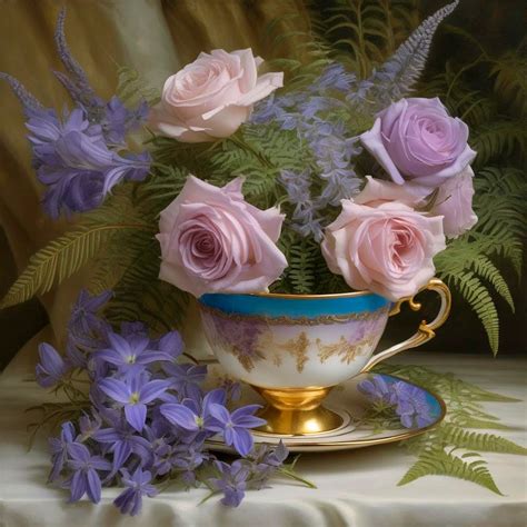 Solve Mauve Colored Flower Arrangement Jigsaw Puzzle Online With Pieces