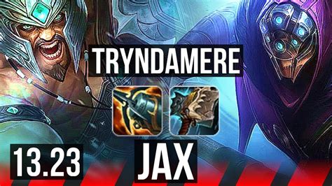 Tryndamere Vs Jax Top Solo Kills M Mastery Games Na