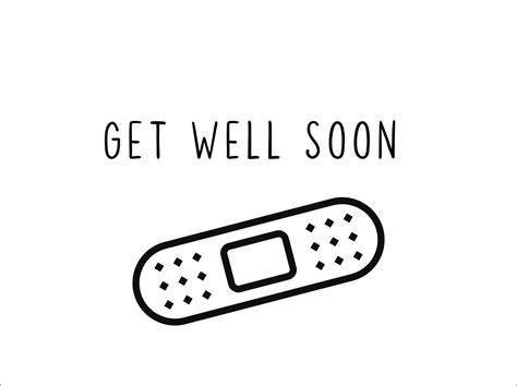 Get Well Soon Card Printable Wishing Get Better Surgery Etsy