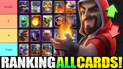 New Ranking Every Card In Clash Royale 2021 Tier List Youtube