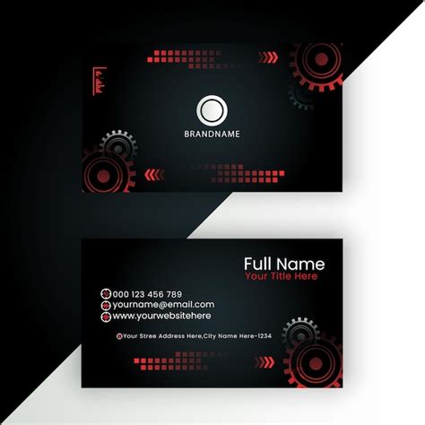Premium Vector Executive Edge Highquality Professional Business Card