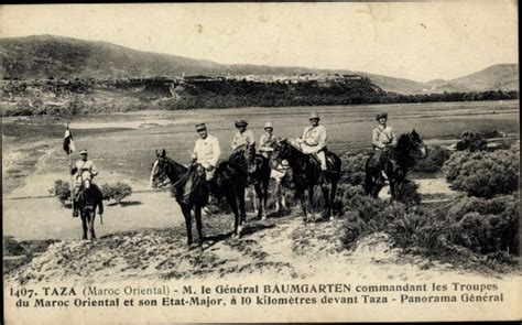 Ansichtskarte Postkarte Taza Marokko M Le General Baumgarten