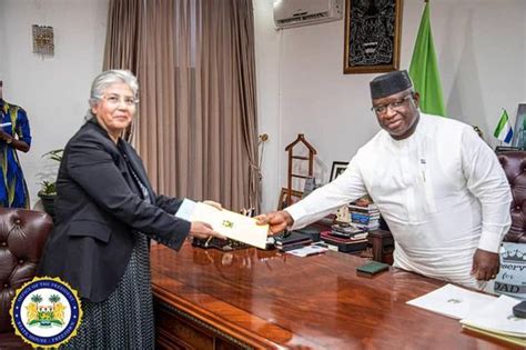 Sierra Leone’s President Julius Maada Bio Presents Conveyance And Survey Plan Of 2 249 Acres To