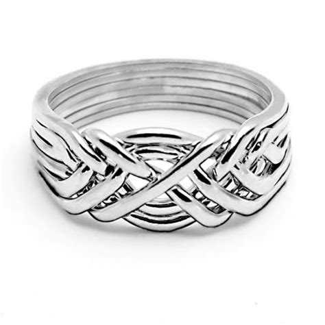 6 BAND HEAVY PUZZLE RING | Puzzle Rings by Pepi