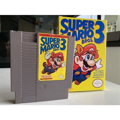 Cartucho Original Super Mario Bros 3 Nes Caixa Repro Shopee Brasil