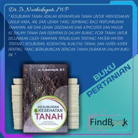 Promo Buku Pertanian KESUBURAN DAN KESEHATAN TANAH Dr Ir