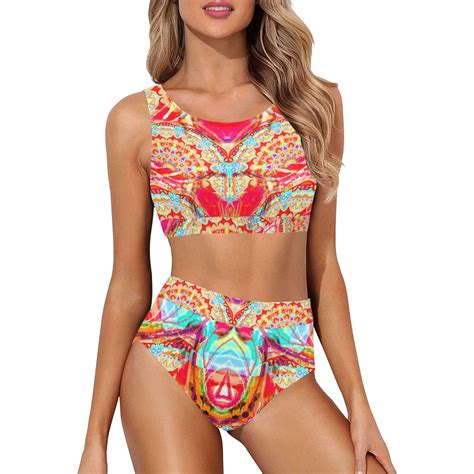 Tourbillon Crop Top Bikini Set Model S Id D