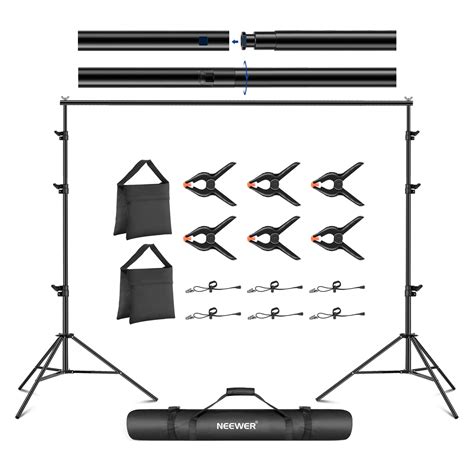 Buy NEEWER 8 5x10ft Adjustable Backdrop Stand Kit Photography