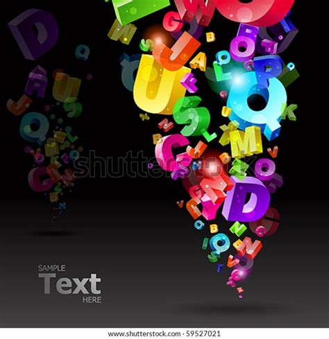 Vector Illustration Rainbow Letters Stock Vector (Royalty Free) 59527021 | Shutterstock