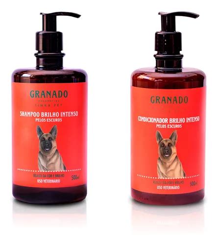 Kit Shampoo E Condicionador Pelos Escuros Ml Granado Pet Frete Gr Tis