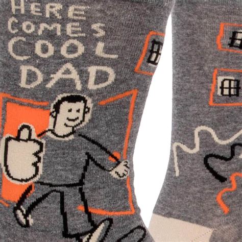 Here Comes Cool Dad Mens Socks In Fun Socks By Blue Q